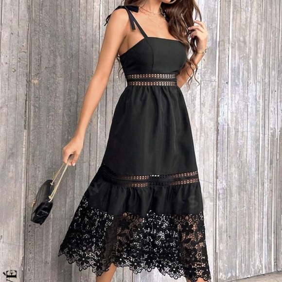 Shein Black Dress - Picture 1 of 4